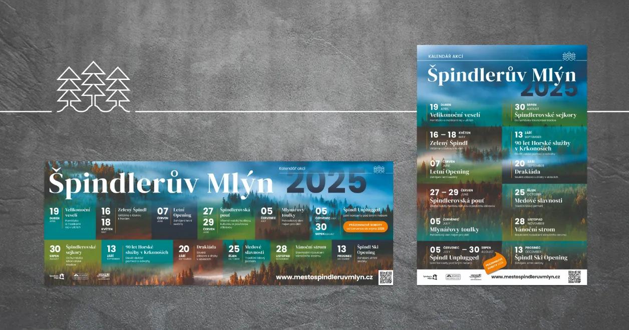 Grafické práce pro Město Špindlerův Mlýn